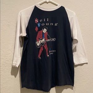 Vintage 1983 Neil Young tour shirt